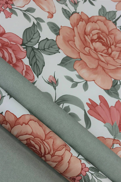  Rasch Tapete Einfarbig Textil Optik Olivgrün 252835