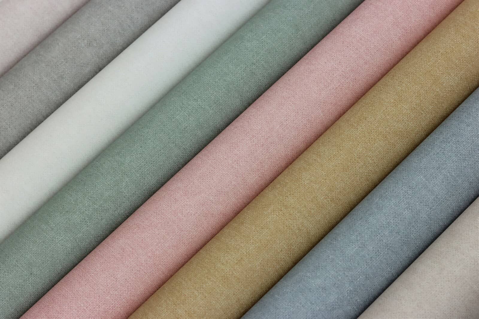  Rasch Tapete Einfarbig Textil Optik Olivgrün 252835