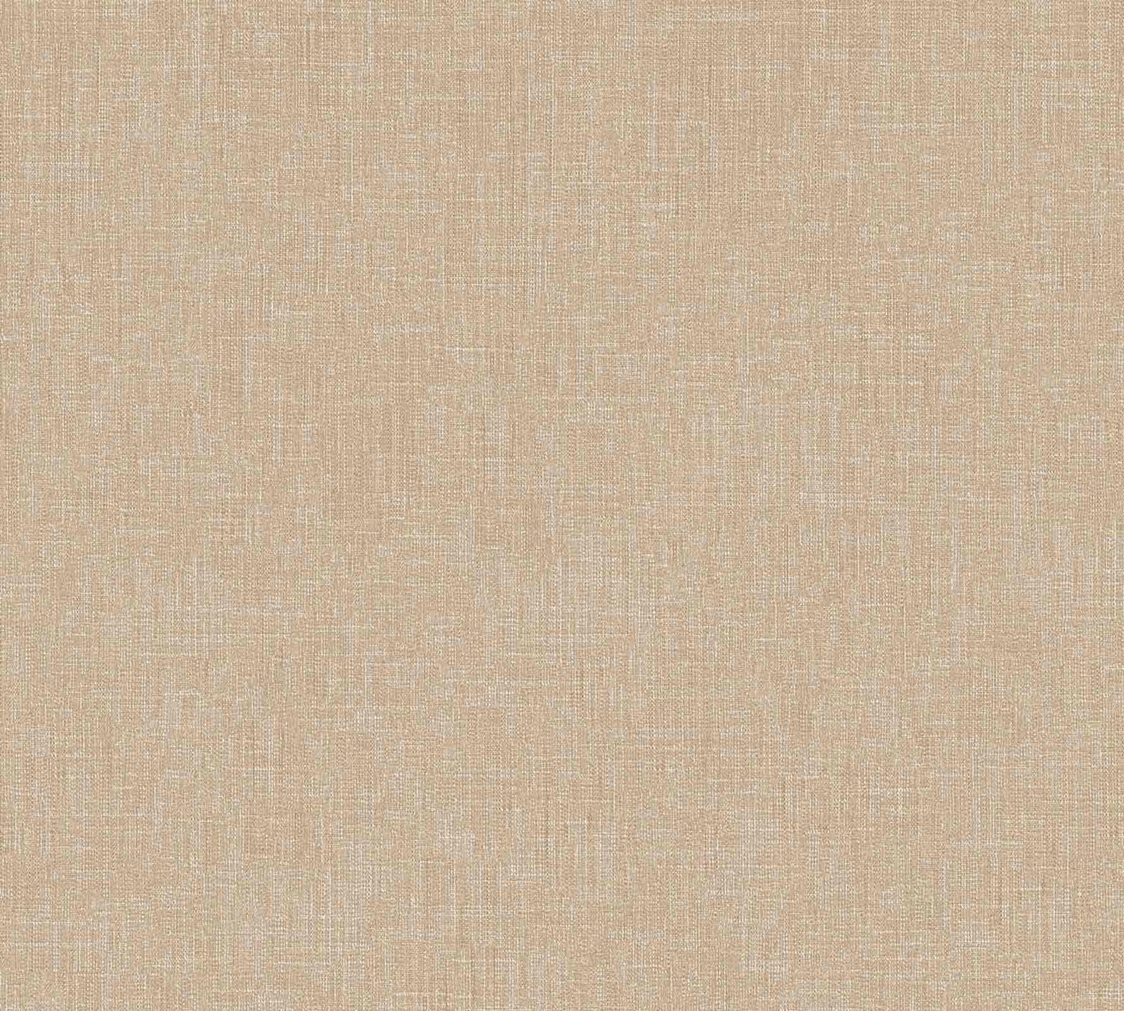  Vliestapete Uni Textil-Optik Beige 36925-7