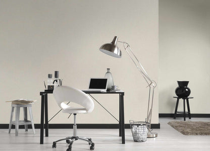  Vliestapete Uni Textil-Optik Cremeweiß 36925-4
