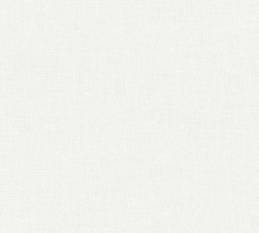  Vliestapete Uni Textil-Optik Weiß 36925-3