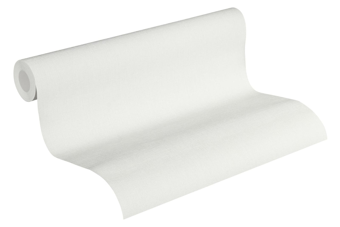 Vliestapete Uni Textil-Optik Weiß 36925-3