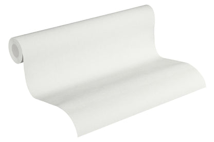  Vliestapete Uni Textil-Optik Weiß 36925-3