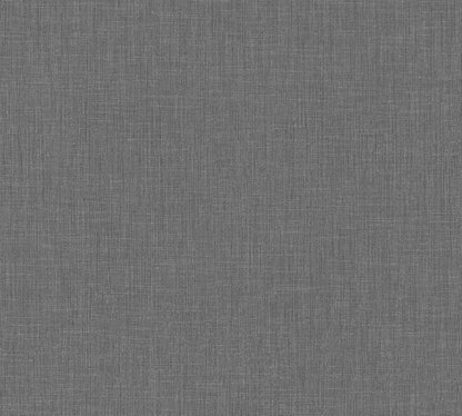  Vliestapete Uni Textil-Optik Anthrazit 36922-3