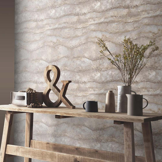  Vliestapete Beton Optik 3D-Effekt Grau Braun 10299-32