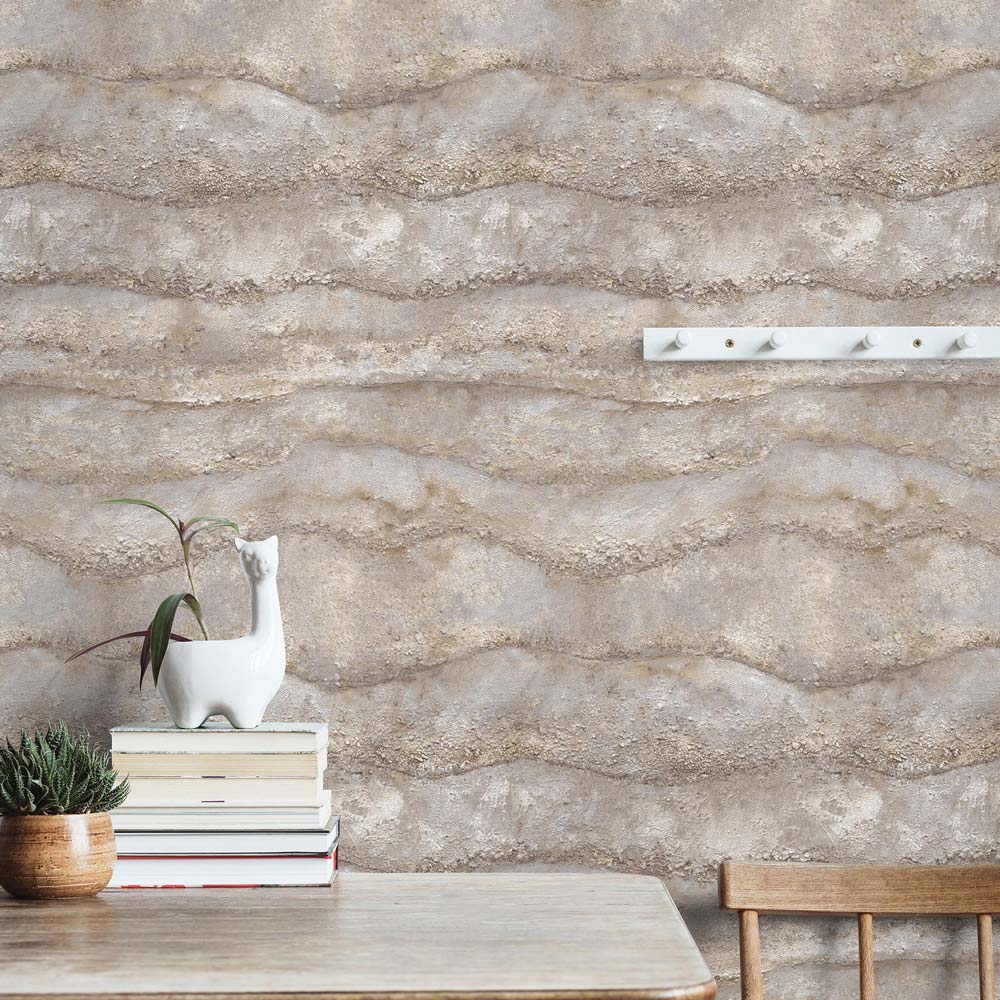  Vliestapete Beton Optik 3D-Effekt Grau Braun 10299-32
