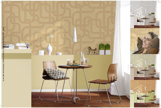  Vliestapete Design Zebra Weiß Patent Decor 3D 9433
