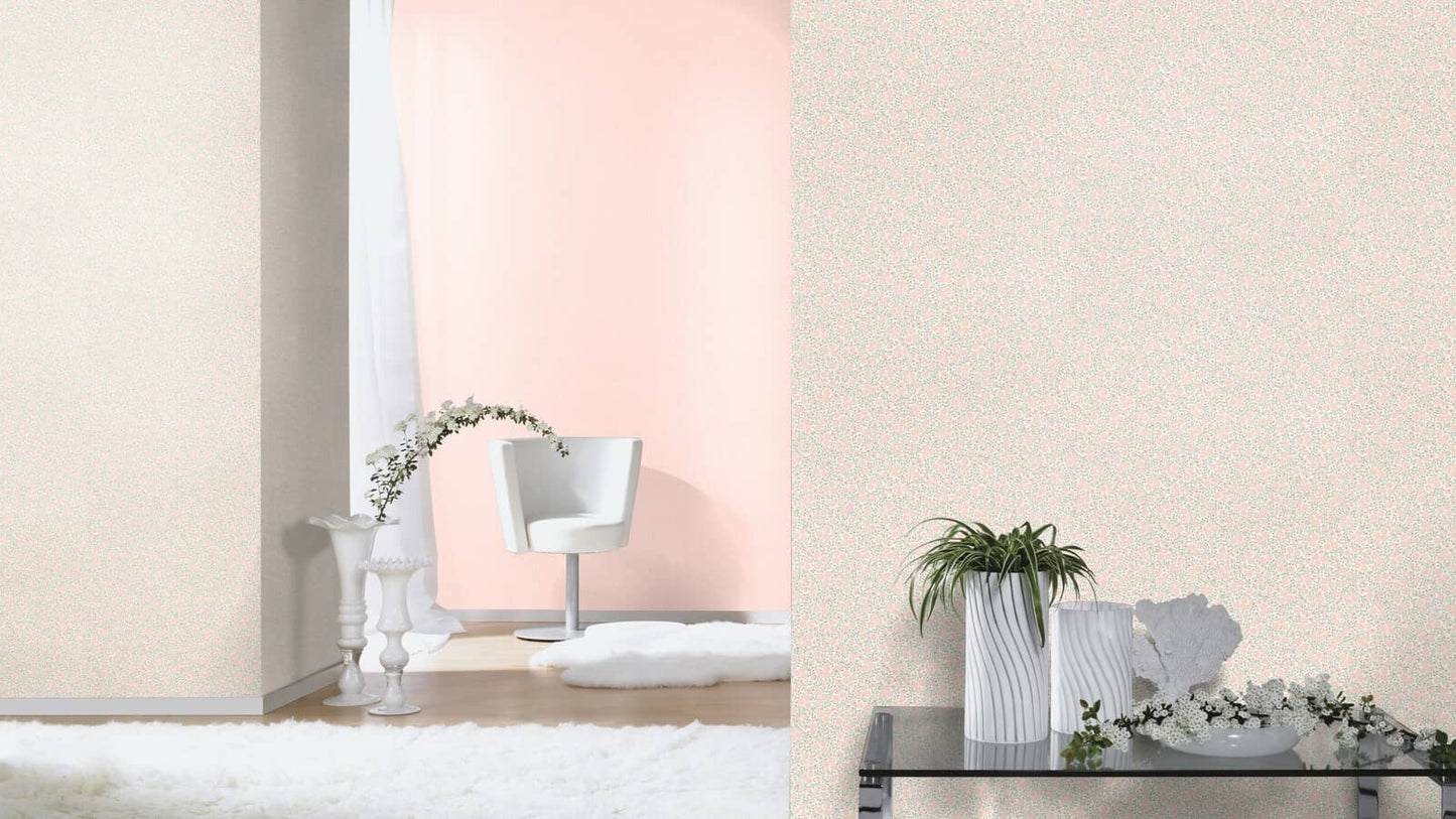  Rasch Tapete Landhaus Stil Blumen Beige 253139