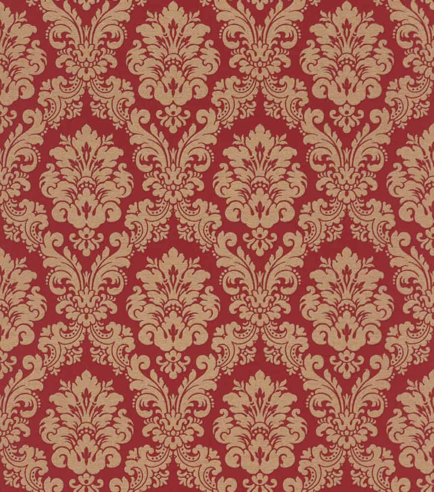  Rasch Tapete Trianon Klassik Barock Rot Gold 570540